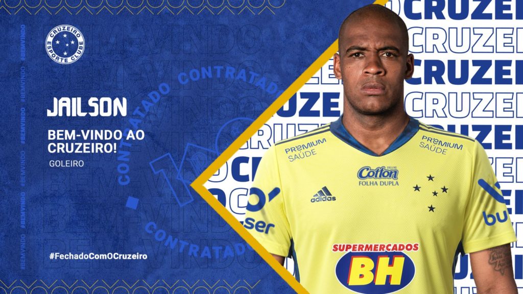Cruzeiro anuncia o goleiro Jaílson como reforço