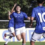 Cauan Baptistella, meia do sub-17 do Cruzeiro — Foto: Divulgação