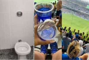 Torcedor do Cruzeiro na bronca com o Galo - Foto: Reprodução