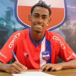 Antes do acerto com o Cruzeiro, Gabriel Marcelino renovou com o Boston City até 2027. — Foto: Talles Avelino/Boston City