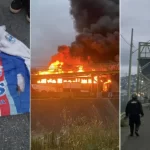 Confusão entre organizada do Cruzeiro e do Palmeiras - Foto: Reprodução