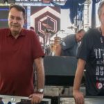 Pedro Lourenço, dono da SAF do Cruzeiro, e Sérgio Coelho, presidente do Atlético
