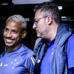 Matheus Pereira e Alexandre Mattos; Cruzeiro — Foto: Gustavo Aleixo