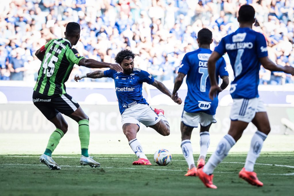 Cruzeiro x América-MG, no Mineirão. Foto: Gustavo Aleixo/Cruzeiro