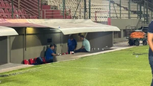 Alexandre Mattos, Pedro Júnio, Leonardo Jardim e Paulo Pelaipe - Foto: Guilherme Piu/Itatiaia