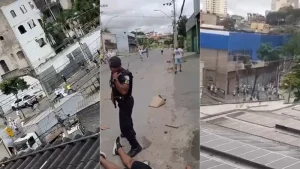 Organizadas de Cruzeiro e Atlético brigam e dois homens ficam em estado grave; veja o vídeo