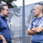Alexandre Mattos e Leonardo Jardim, Cruzeiro - Foto: Gustavo Aleixo