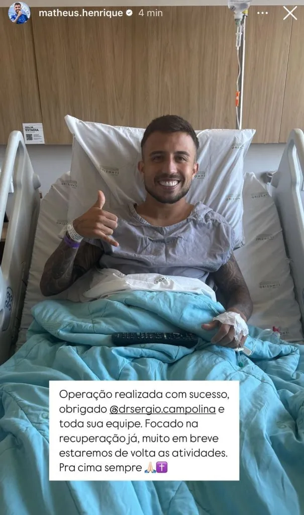 Matheus Henrique manda recado para torcida Matheus Henrique manda recado para torcida
