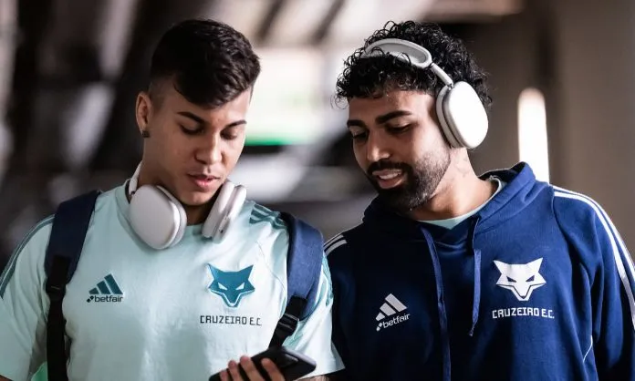 Kaio Jorge e Gabigol, atacantes do Cruzeiro (Foto: Gustavo Aleixo/Cruzeiro)
