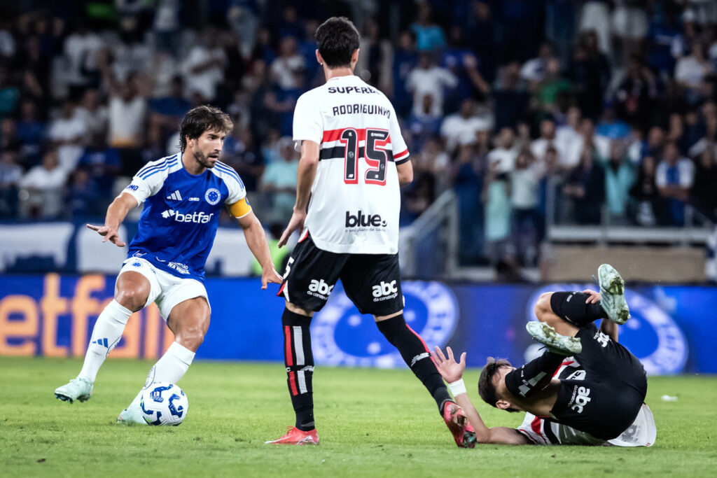 Cruzeiro x São Paulo. Foto: Gustavo Aleixo/Cruzeiro