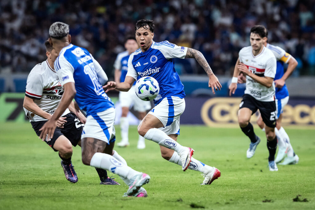 Cruzeiro x São Paulo. Foto: Gustavo Aleixo/Cruzeiro
