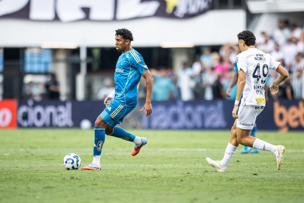 Santos x Cruzeiro. Foto: Jhony Inácio/Cruzeiro