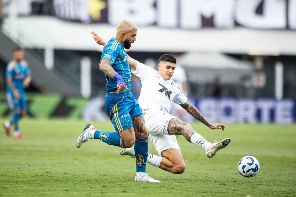 Santos x Cruzeiro. Foto: Jhony Inácio/Cruzeiro
