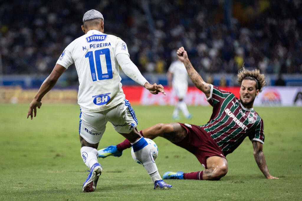 Cruzeiro x Fluminense, no Mineirão. Foto: Gustavo Aleixo