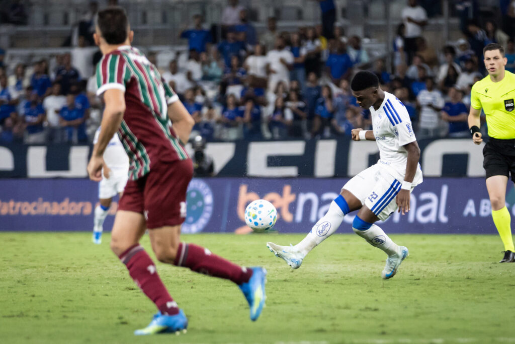 Cruzeiro x Fluminense, no Mineirão. Foto: Gustavo Aleixo